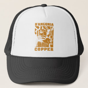 d'Anconia Kupfer/kupfernes Logo Truckerkappe