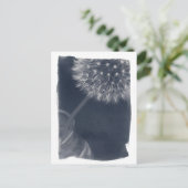 Dandalion Coffee Cyanotype Postkarte (Stehend Vorderseite)