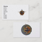 Dandayamana Dhanurasana 2010 as business card Visitenkarte (Vorne/Hinten)