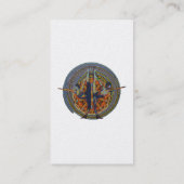 Dandayamana Dhanurasana 2010 as business card Visitenkarte (Rückseite)