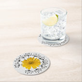 Dande Mum Garden Foto Art Runder Pappuntersetzer (Vor Ort)