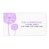 Dandela Address Labels (Vorne)