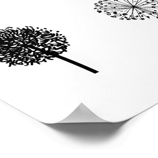 Dandela Art Print Poster (Ecke)