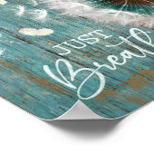 Dandela atmen einfach das Poster druckbarer Wall A (Ecke)