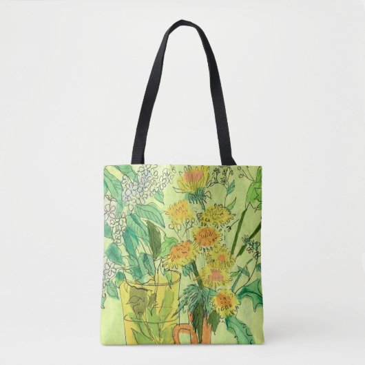 Dandela Bird Cherry Summer Blume Blumenkunst Tasche (Vorderseite)