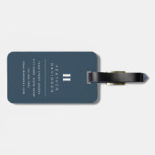 Dandela Blume Gepäckstück Gepäckanhänger (Rückseite horizontal)