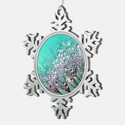 Dandelion_2015_0701 Schneeflocken Zinn-Ornament (Rechts)