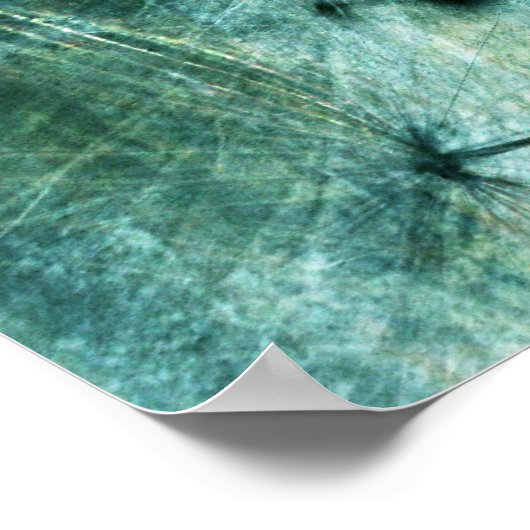 Dandelion Art - Pusteblume Kunst 2012 006 Poster (Ecke)