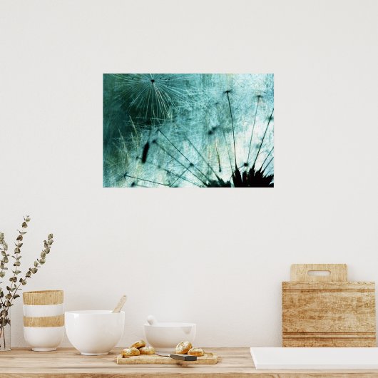 Dandelion Art - Pusteblume Kunst 2012 006 Poster (Küche)