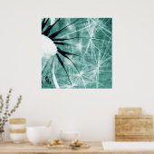 Dandelion Art - Pusteblume Kunst 2012 008 Poster (Küche)
