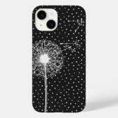 Dandelion auf Polka Dots Case-Mate iPhone Hülle (Rückseite)