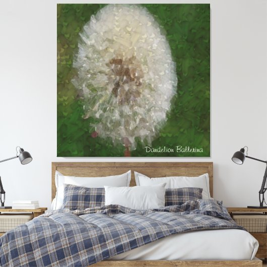 Dandelion Ballerina Leinwanddruck (Insitu (Schlafzimmer))