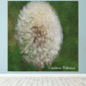 Dandelion Ballerina Leinwanddruck (Insitu (Holzboden))