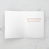 Dandelion Bee Happy Card Karte (Innenseite)