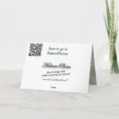 Dandelion Belated Birthday- oder irgendein Anlass Karte (Rückseite)