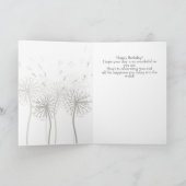 Dandelion Birthday Card Karte (Innenseite)