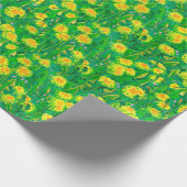 Dandelion Bloom Summer Blume Blumengelb Geschenkpapier (Ecke)