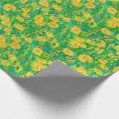 Dandelion Bloom Summer Blume Blumengelb Geschenkpapier (Ecke)