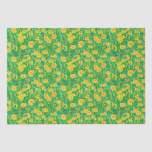 Dandelion Bloom Summer Blume Blumengelb Seidenpapier