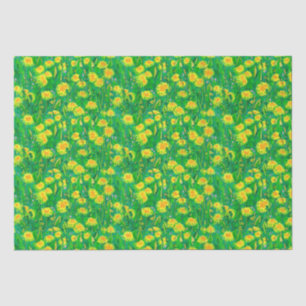 Dandelion Bloom Summer Blume Blumengelb Seidenpapier