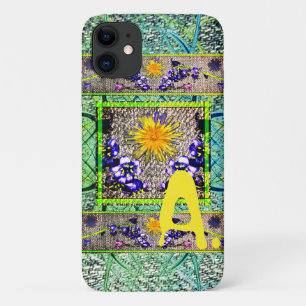 Dandelion Bluebell Denim Spring Monogram Phone Case-Mate iPhone Hülle