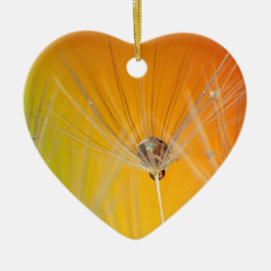 Dandelion blüht Blume Destiny Peace Liebe Art Keramikornament