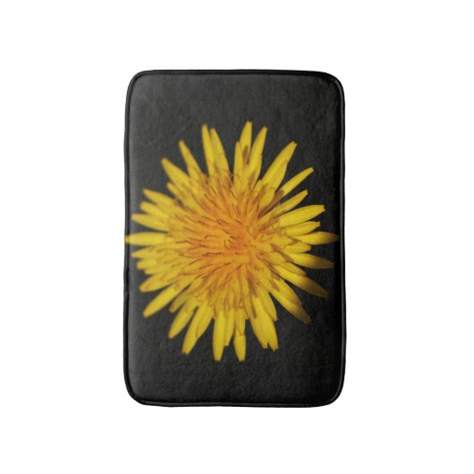 Dandelion Blume bmcna Badematte (Vorderseite Vertikal)