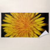 Dandelion Blume btcna Strandtuch (Vorderseite)