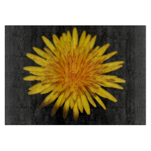 Dandelion-Blume cbcnm Schneidebrett (Vorderseite)