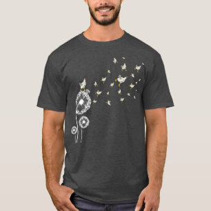 Dandelion Blume Farm Bauer Hühnchen T-Shirt