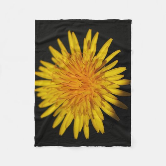 Dandelion Blume fbcna Fleecedecke (Vorderseite)