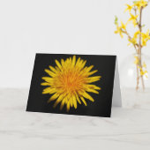 Dandelion Blume gccna Karte (Gelbe Blume)