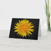 Dandelion Blume gccna Karte (Vorderseite)