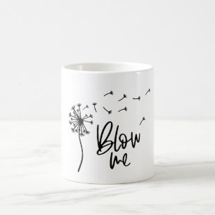 Dandelion-Blume geblasen mir ein Geschenk für Freu Kaffeetasse