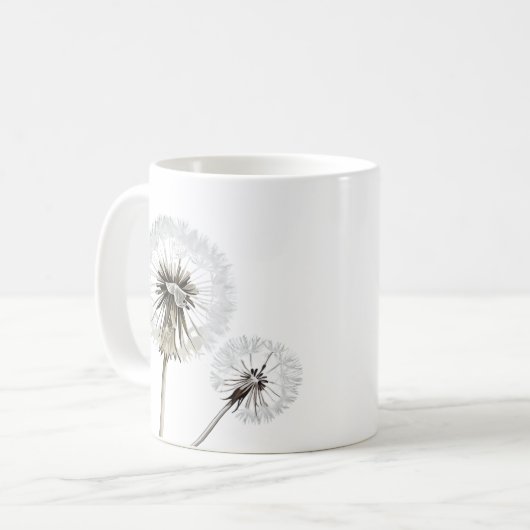 Dandelion-Blume Kaffeetasse (Vorderseite Links)