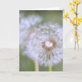 Dandelion-Blume Karte (Gelbe Blume)