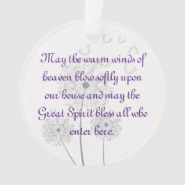 Dandelion Blume Leere diese Zuhause Ornament