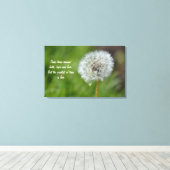 Dandelion-Blume Leinwanddruck (Insitu (Holzboden))