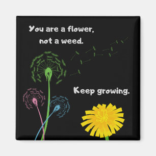 Dandelion-Blume Nicht gewogener Kühlschrankmagnet