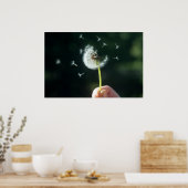 Dandelion-Blume Poster (Küche)