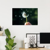 Dandelion-Blume Poster (Heimbüro)