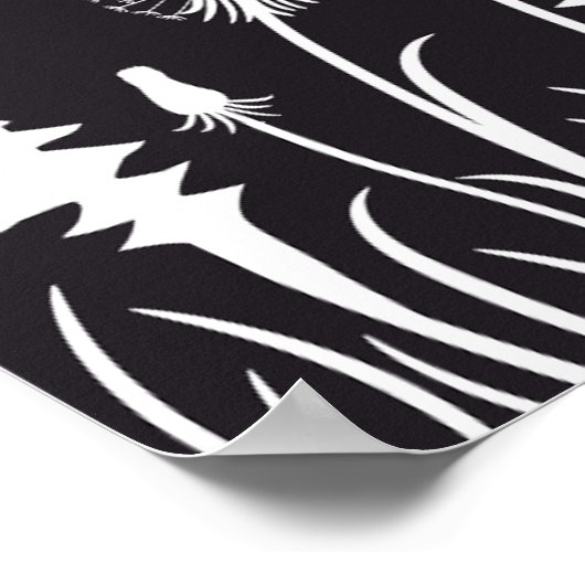 Dandelion-Blume Poster (Ecke)