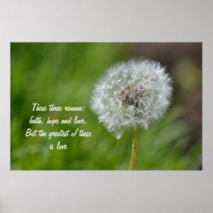 Dandelion-Blume Poster