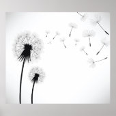 Dandelion-Blume Poster (Vorne)