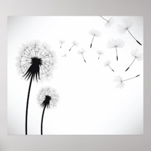 Dandelion-Blume Poster