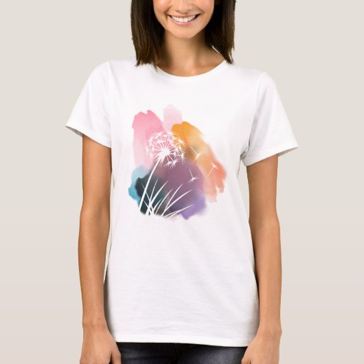 Dandelion Blume T - Shirt (Vorderseite)