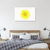 Dandelion-Blume (Taraxacum officinale), ein Kompos Leinwanddruck (Insitu (Schlafzimmer))