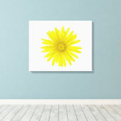 Dandelion-Blume (Taraxacum officinale), ein Kompos Leinwanddruck (Insitu (Holzboden))