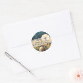 Dandelion Blume Vintage Wedding Gefallen Stickers (Umschlag)