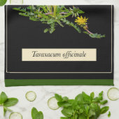 Dandelion botanical geschirrtuch (Gefaltet)